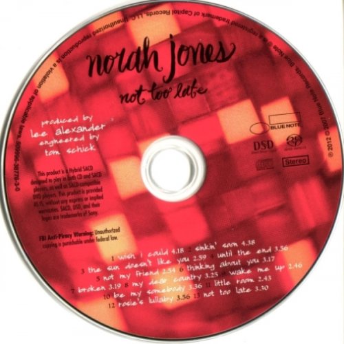 Norah Jones - Not Too Late (2007/2012) [SACD]