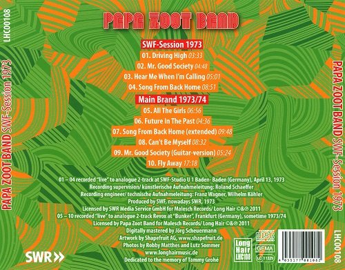 Papa Zoot Band - SWF-Session 1973 (2011)