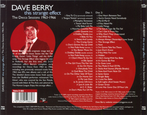 Dave Berry - This Strange Effect: The Decca Sessions 1963-1966 (2009)