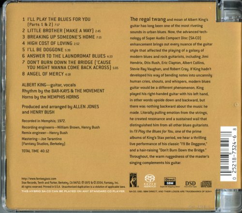 Albert King - I'll Play the Blues For You (2004) [SACD]