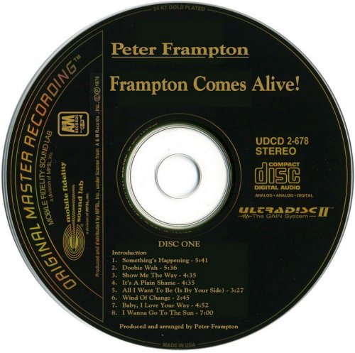 Peter Frampton - Frampton Comes Alive! (1976) {1996, Ultradisc II™ 24 KT Gold CD}