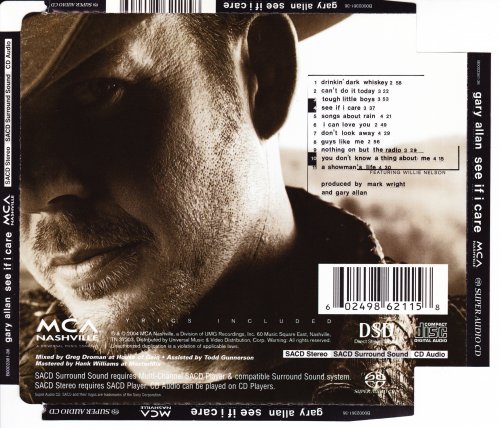 Gary Allan - See If I Care (2003/2004) [SACD]