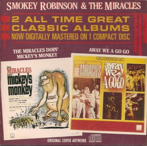 Smokey Robinson And The Miracles - The Miracles Doin' Mickey's Monkey / Away We A Go Go (Reissue) (1986)