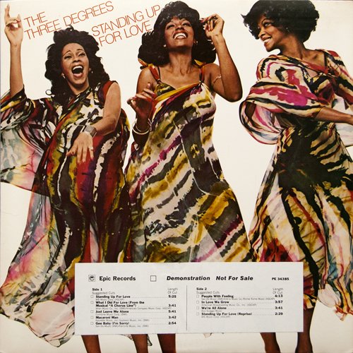 The Three Degrees - Standing Up For Love (1977) LP