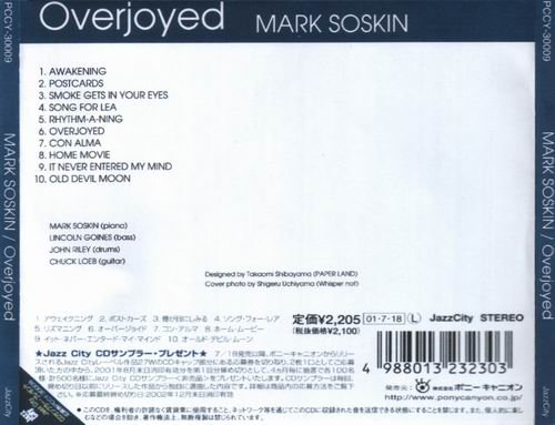 Mark Soskin - Overjoyed (1998) CD Rip