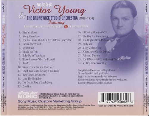VA - The Best Of Victor Young & The Brunswick Studio Orchestra (1932-1934) (2003)