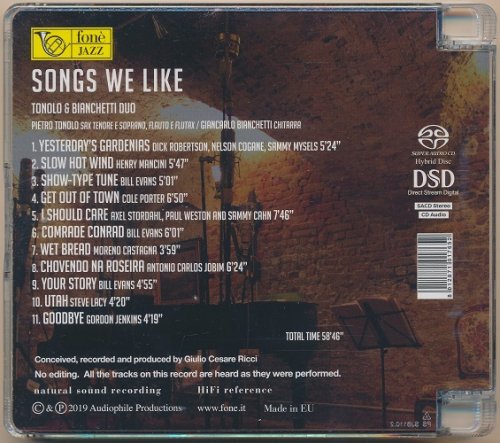 Tonolo & Bianchetti Duo - Songs We Like (2019) [SACD]