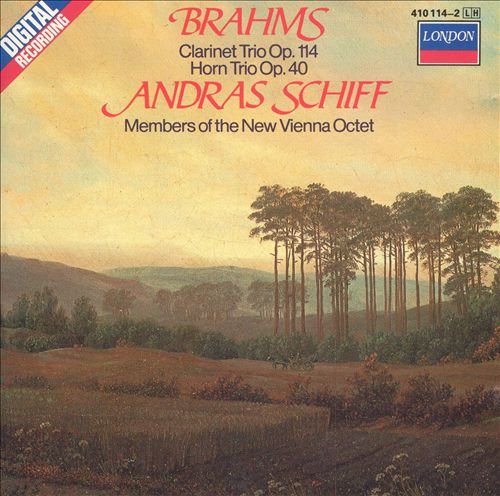 Andras Schiff, Members of the New Vienna Octet - Brahms: Clarinet Trio op. 114, Horn Trio op. 40 (1990)