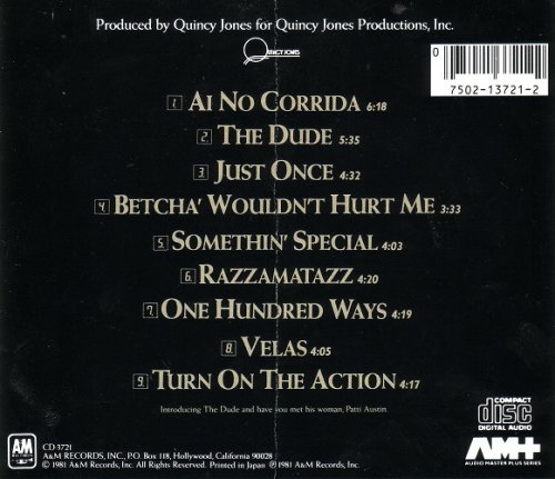 Quincy Jones - The Dude (1981) [1986 Audio Master Plus Series]