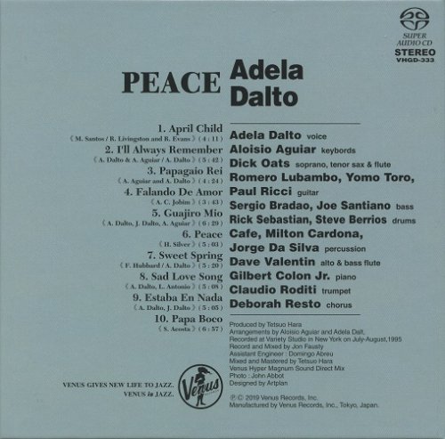 Adela Dalto - Peace (2011) [2019 SACD]