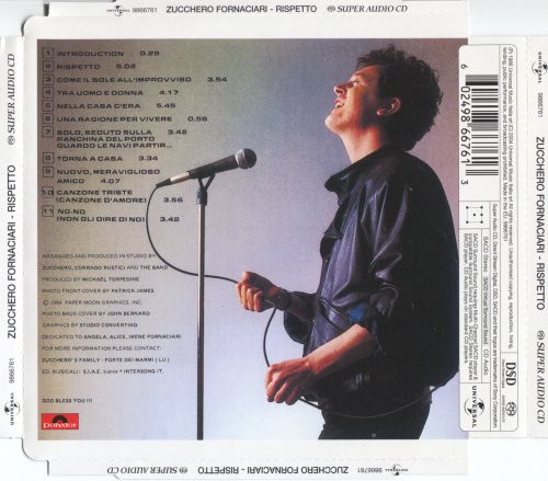 Zucchero Sugar Fornaciari - Rispetto (1986/2004) [SACD]