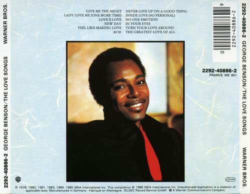George Benson - The Love Songs (1985) CD Rip
