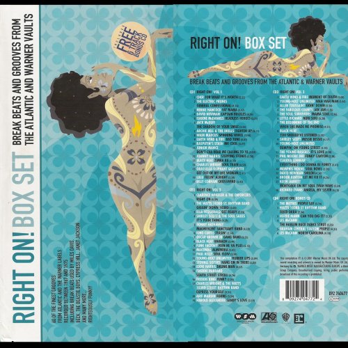 VA - Right On! - Break Beats And Grooves From The Atlantic & Warner Vaults [5 CD+bonus CD] (2001)