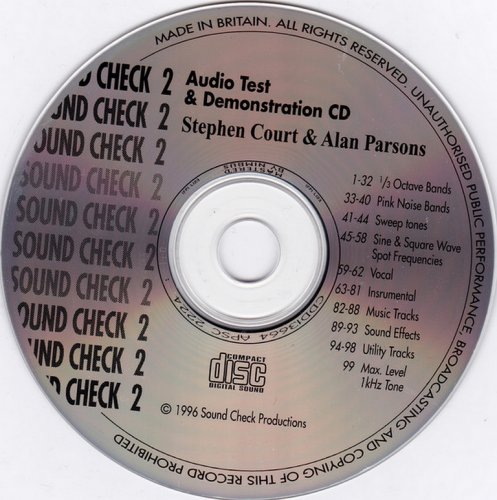 Alan Parsons - Sound Check 2: Audio Test & Demonstration CD (1996)