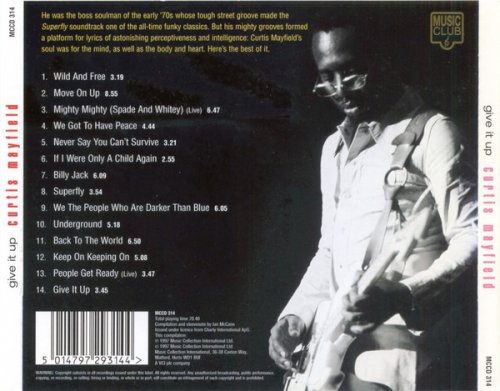 Curtis Mayfield ‎– Give It Up: The Best Of The Curtom Years 1970 - 77 (1997)