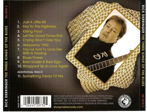 Rick Derringer - The Three Kings of the Blues (2010)