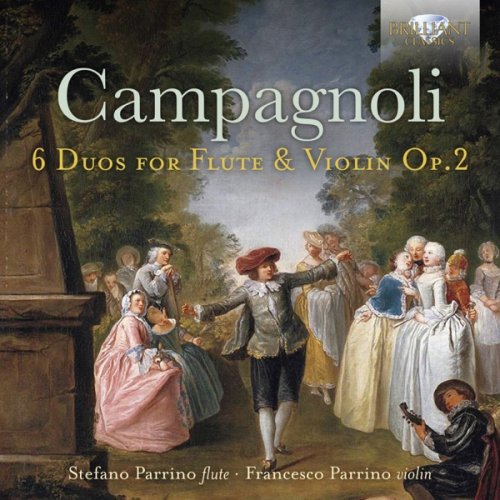 Francesco Parrino & Stefano Parrino - Campagnoli: 6 Duos for Flute and Violin, Op. 2 (2019) [Hi-Res]