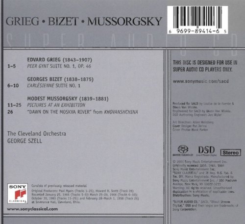 George Szell - Grieg, Bizet, Mussorgsky (1958-66) [2001 SACD]