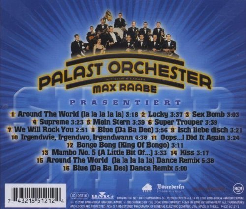 Palast Orchester Mit Seinem Sänger Max Raabe ‎- Super Hits (2001)