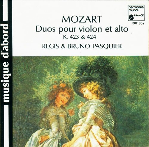 Regis & Bruno Pasquier - Mozart: Duos pour violon et alto K 423 & 424 (1981)