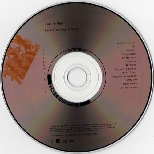 Paul McCartney & Wings - Band On The Run (1973) {1995, Japanese Reissue, Remastered}