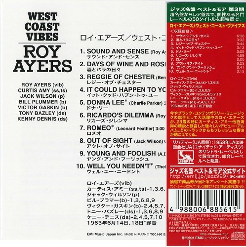 Roy Ayers - West Coast Vibes (1963) [2011 Jazz名盤 999 Best & More] CD-Rip