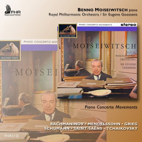 Royal Philharmonic Orchestra, Eugene Goossens, Benno Moiseiwitsch - Piano Concerto Movements (2015) [Hi-Res]