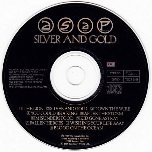 ASAP - Silver And Gold (1989) {Japan 1st Press}