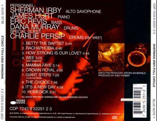 Sherman Irby - Full Circle (1997) CD Rip