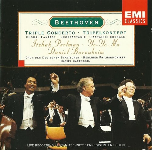 Itzhak Perlman, Yo-Yo Ma, Daniel Barenboim - Beethoven: Triple Concerto, Choral Fantasy (1995)