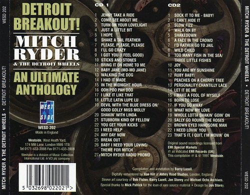 Mitch Ryder And The Detroit Wheels - Detroit Breakout! An Ultimate Anthology (1966-68/1997)