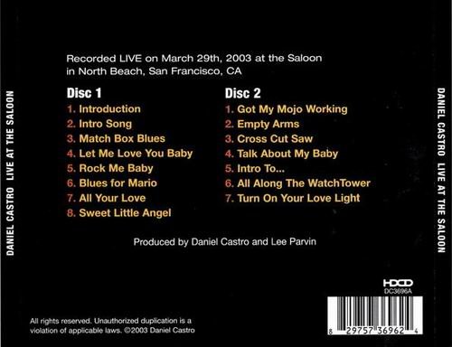 Daniel Castro - Live At The Saloon (2003)