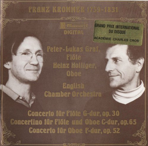Peter-Lukas Graf, Heinz Holliger - Krommer: Flute and Oboe Concertos (1994)