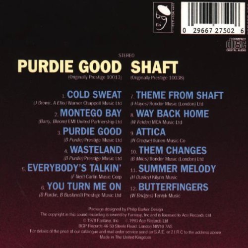 Bernard Purdie - Purdie Good / Shaft (1993)