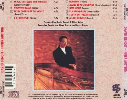 David Benoit - Inner Motion (1990) CD Rip