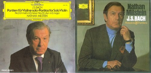 Nathan Milstein - J.S.Bach: Sonatas and Partitas for Solo Violin (1973) [2017 SACD Vintage Collection]