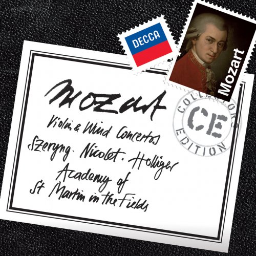Henryk Szeryng, Aurèle Nicolet, Heinz Holliger, Sir Neville Marriner - Mozart: Violin & Wind Concertos (9CD) (2012)