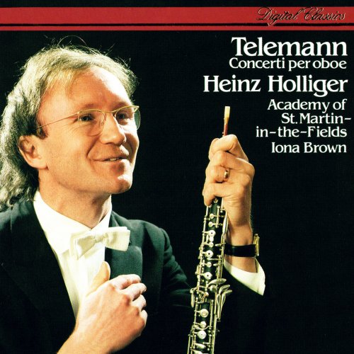 Heinz Holliger, Academy of St. Martin in the Fields, Iona Brown - Telemann: Oboe Concertos (1982)