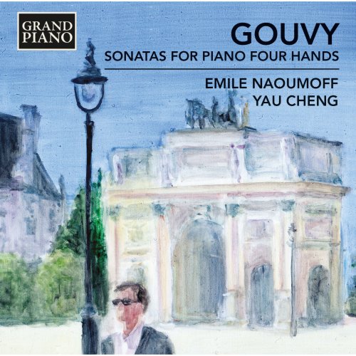 Emile Naoumoff - Theodore Gouvy: Sonatas for Piano 4 Hands (2014) [Hi-Res]