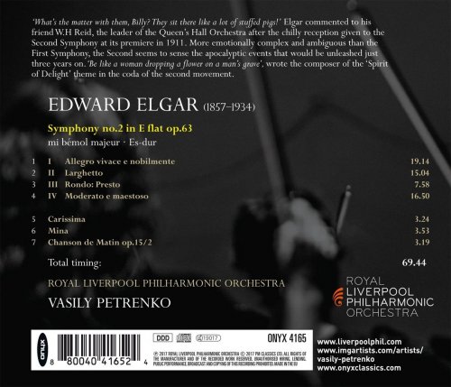 Royal Liverpool Philharmonic Orchestra & Vasily Petrenko - Elgar: Symphony No. 2 (2017) [Hi-Res]