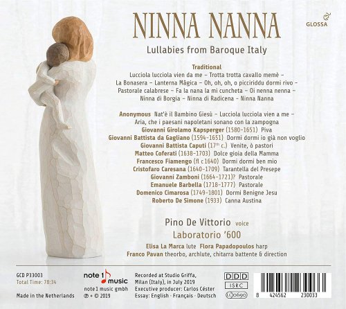 Franco Pavan, Laboratorio '600, Pino de Vittorio - Ninna nanna: Lullabies from Baroque Italy (2020) [Hi-Res]