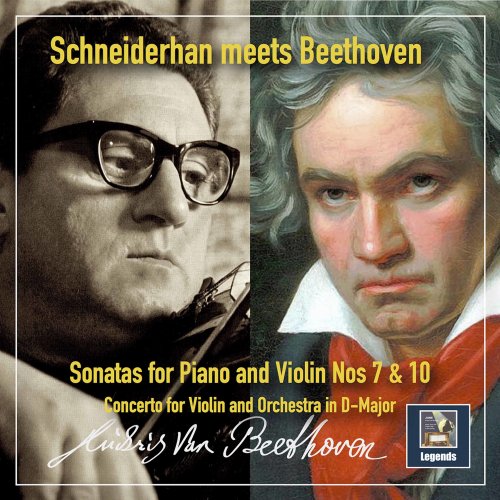 NWDR Symphony Orchestra - Schneiderhan Meets Beethoven: Violin Sonatas Nos. 7 & 10 & Violin Concerto in G Major (2020) [Hi-Res]