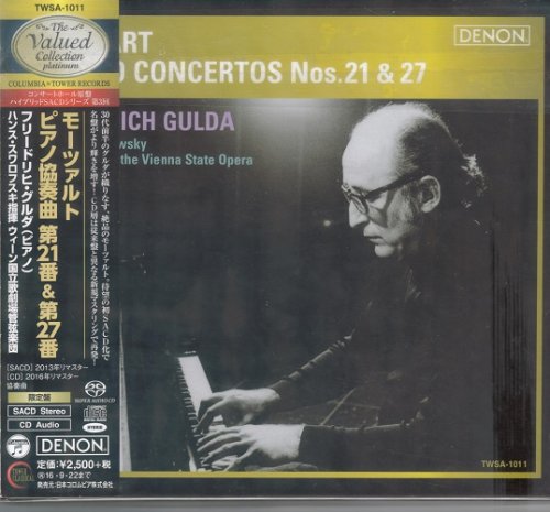 Friedrich Gulda, Hans Swarowsky - Mozart: Piano Concertos 21 & 27 (1963) [2016 SACD The Valued Collection Platinum]