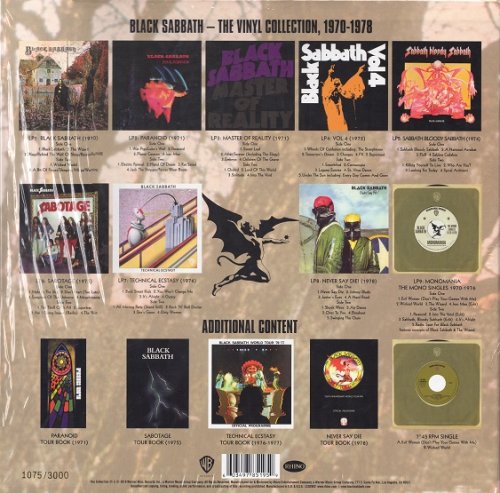 Black Sabbath - The Vinyl Collection 1970-1978 (2019) [9LP + 7" BOX]