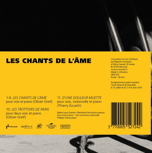 Marie-Laure Garnier, Philippe Hattat, Clémentine Decouture, Paco Garcia, Yan - Greif: Les Chants de l'âme (Live in Deauville) (2020) [Hi-Res]