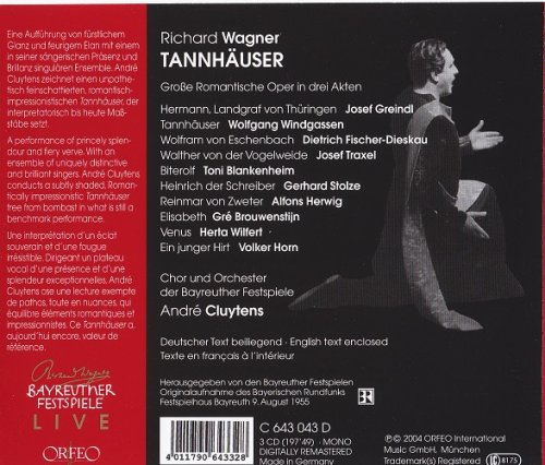 Andre Cluytens - Richard Wagner: Tannhauser (1955) [2006]