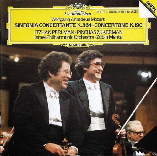 Itzhak Perlman, Pinchas Zukerman - Mozart: Sinfonia Concertante, Concertone (1983)