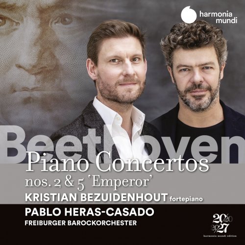 Kristian Bezuidenhout, Freiburger Barockorchester & Pablo Heras-Casado - Beethoven: Piano Concertos Nos. 2 & 5 "Emperor" (2020) [Hi-Res]