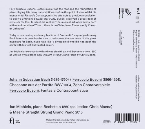 Jan Michiels - Bach-Busoni (2020) [Hi-Res]