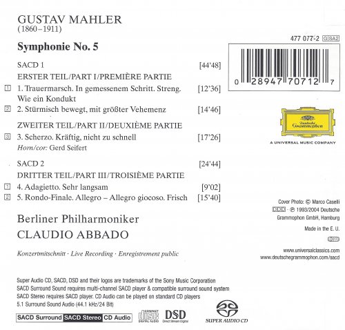 Claudio Abbado - Mahler: Symphony No. 5 (1993) [2004 SACD]